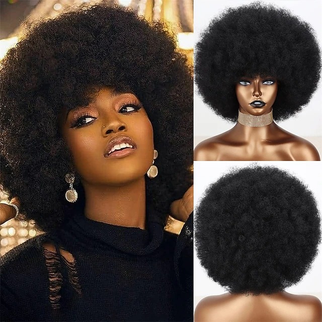 Model styled in an Ankara head wrap