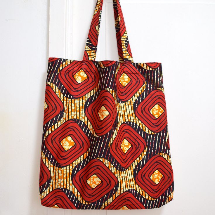 Ankara bags and accessories styled together